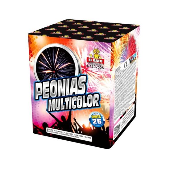 Peonias Multicolor - 25 Schuss satte Farben!