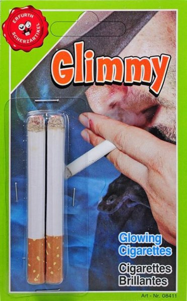 Glimmy die Scherz Zigarette
