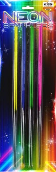 Neon Sparklers 40cm - Knallbunte neon Wunderkerzen