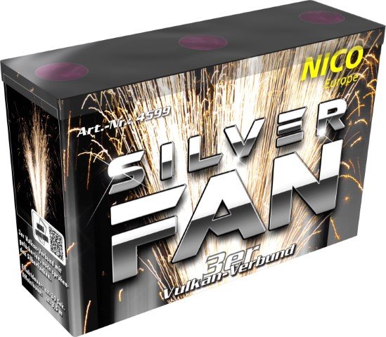 Silver Fan - 3er Vulkanfächer von Nico