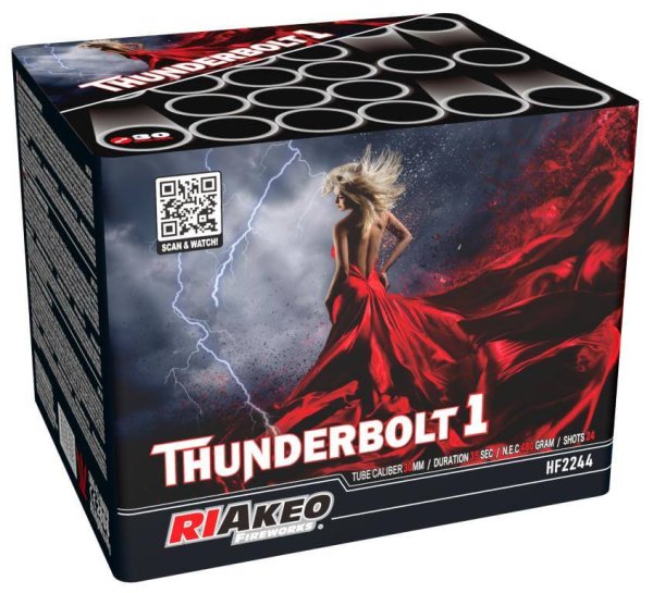 Thunderbolt 1 von Riakeo Feuerwerk 