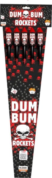 DumBum Rockets with Scream - Extra laute BKS Salut Knallraketen