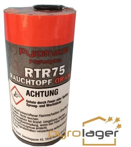 Rauchtopf RTR75 Schwarz - Pyrolager.de
