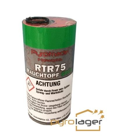 Rauchtopf RTR75 Grün- Pyrolager.de