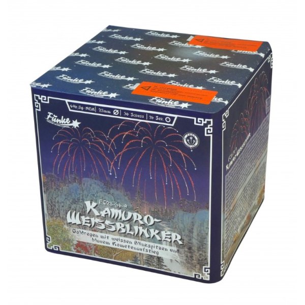 Kamuro-Weissblinker 25mm aus dem hause Funke Feuerwerk