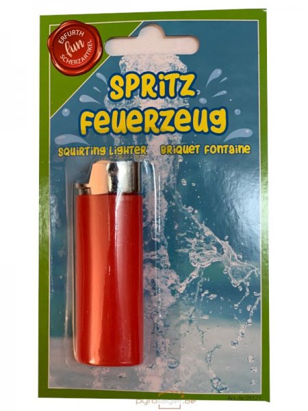 Spritz Feuerzeug - Der Raucherschreck